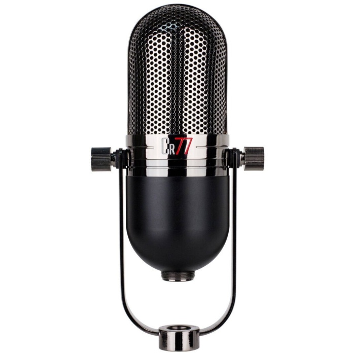 MXL Microphones 01 0124 CR77 Dinamik Sahne Vokal Mikrofonu | Retro Tasarım Modern Performans Siyah Krom